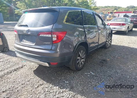 2021 Honda Pilot Awd Ex-L из США, поврежденный, VIN 5FNYF6H57MB013484